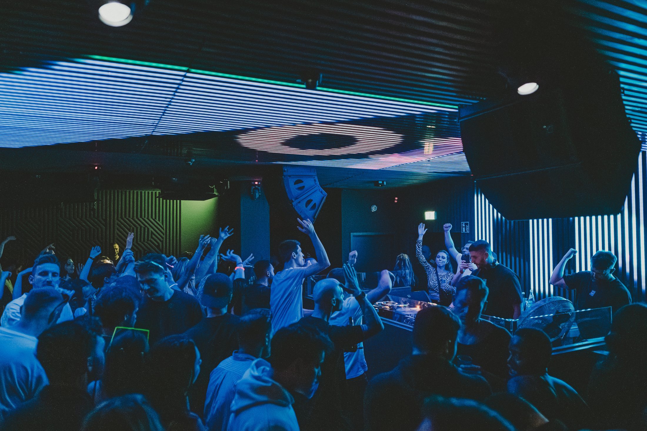 Crowd on the dancefloor
